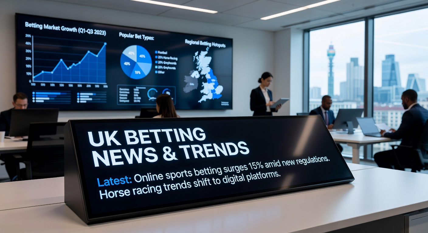 Graph showing sharp rise in UK-listed gambling stocks amid US legislative news, with Flutter and Entain leading the surge