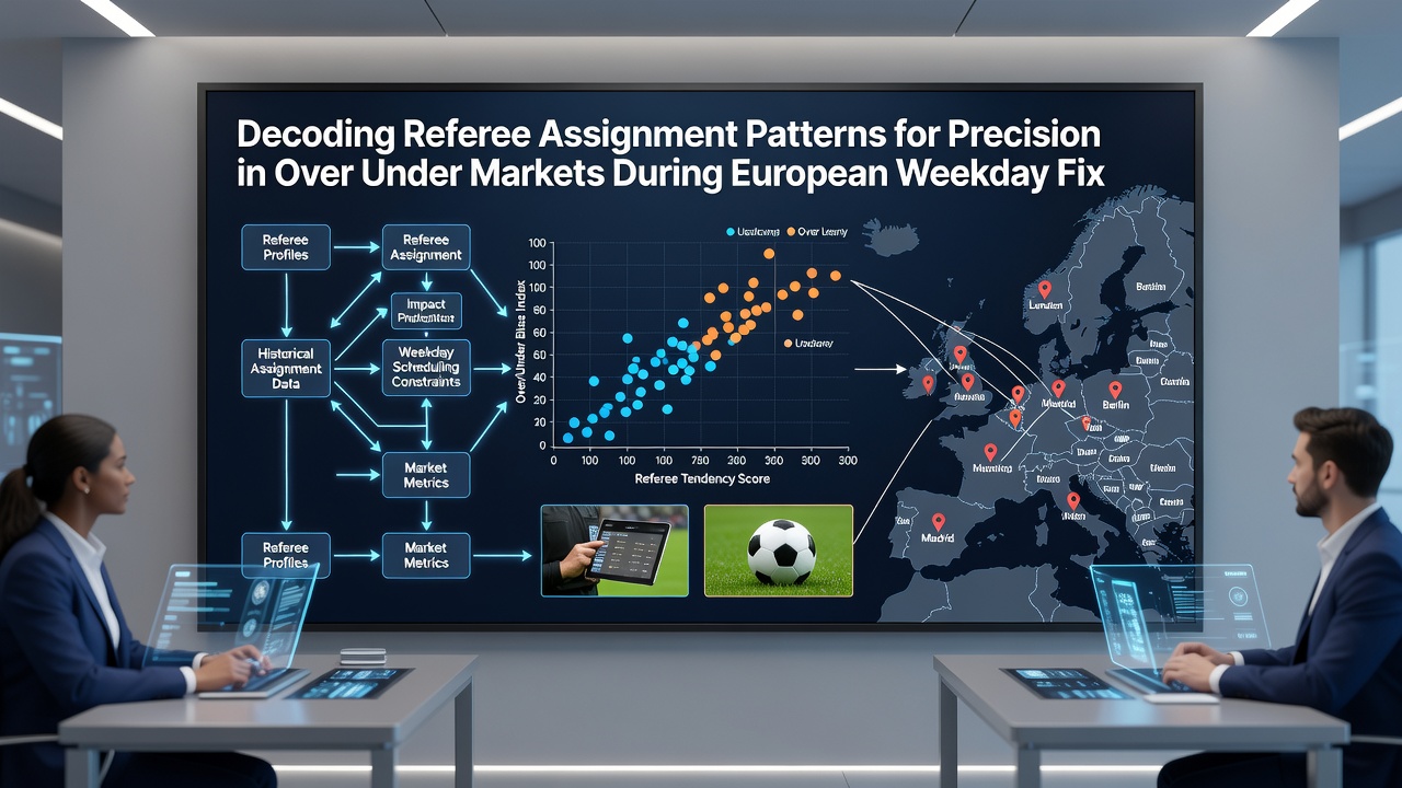 Close-up of referee notes and match statistics overlay during a European fixture