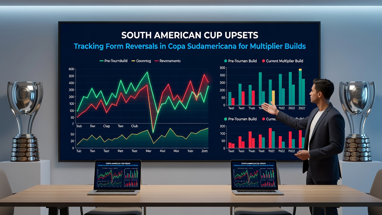 Chart displaying form reversal statistics from Copa Sudamericana matches between 2023 and 2025