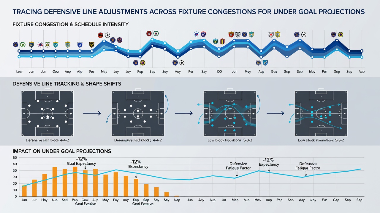 Data chart showing goal averages in congested versus standard fixture schedules